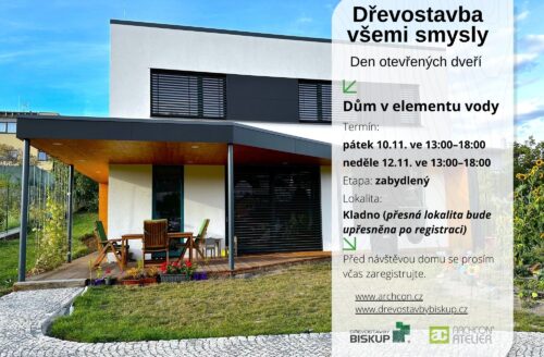 Dny pasivních domů – Dům v elementu vody již v listopadu